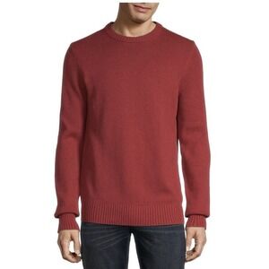 St.‎ John's Bay Men's Red Crewneck Long Sleeve Sweater Size XXL Msrp $50 NWT